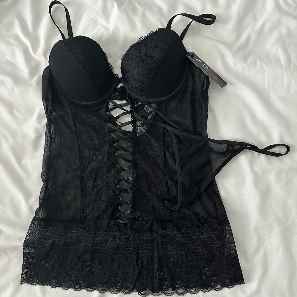 Black Lace Lingerie Set